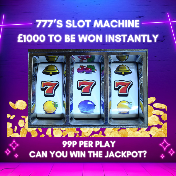 777’s Slot Machine - £1000 Cash to be won instantly!
